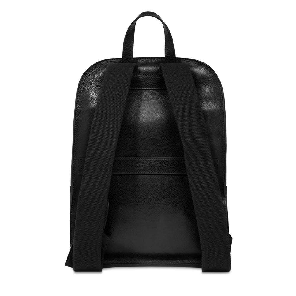 THE BRIDGE Herrenrucksack Ettore-Linie aus schwarzem Leder