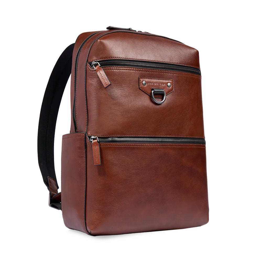 Zaino Uomo THE BRIDGE linea Iacopo in Pelle Marrone