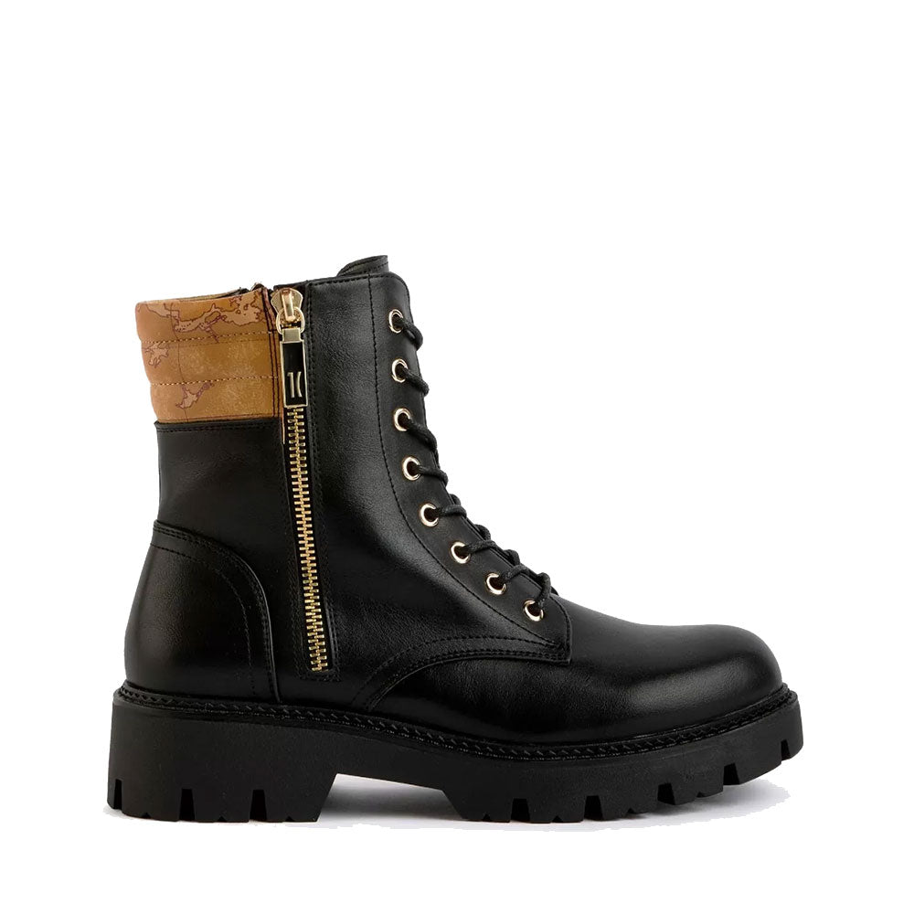 Damen 1A Classe Alviero Martini Black Amphibians mit Geo Classic Einsatz 0937
