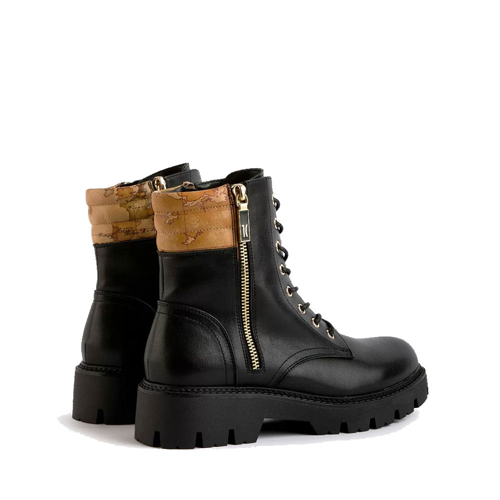 Damen 1A Classe Alviero Martini Black Amphibians mit Geo Classic Einsatz 0937