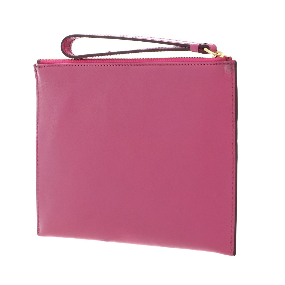 Pochette Donna Grande con Polsiera THE BRIDGE linea Lucrezia in Pelle Rosa Lipstick