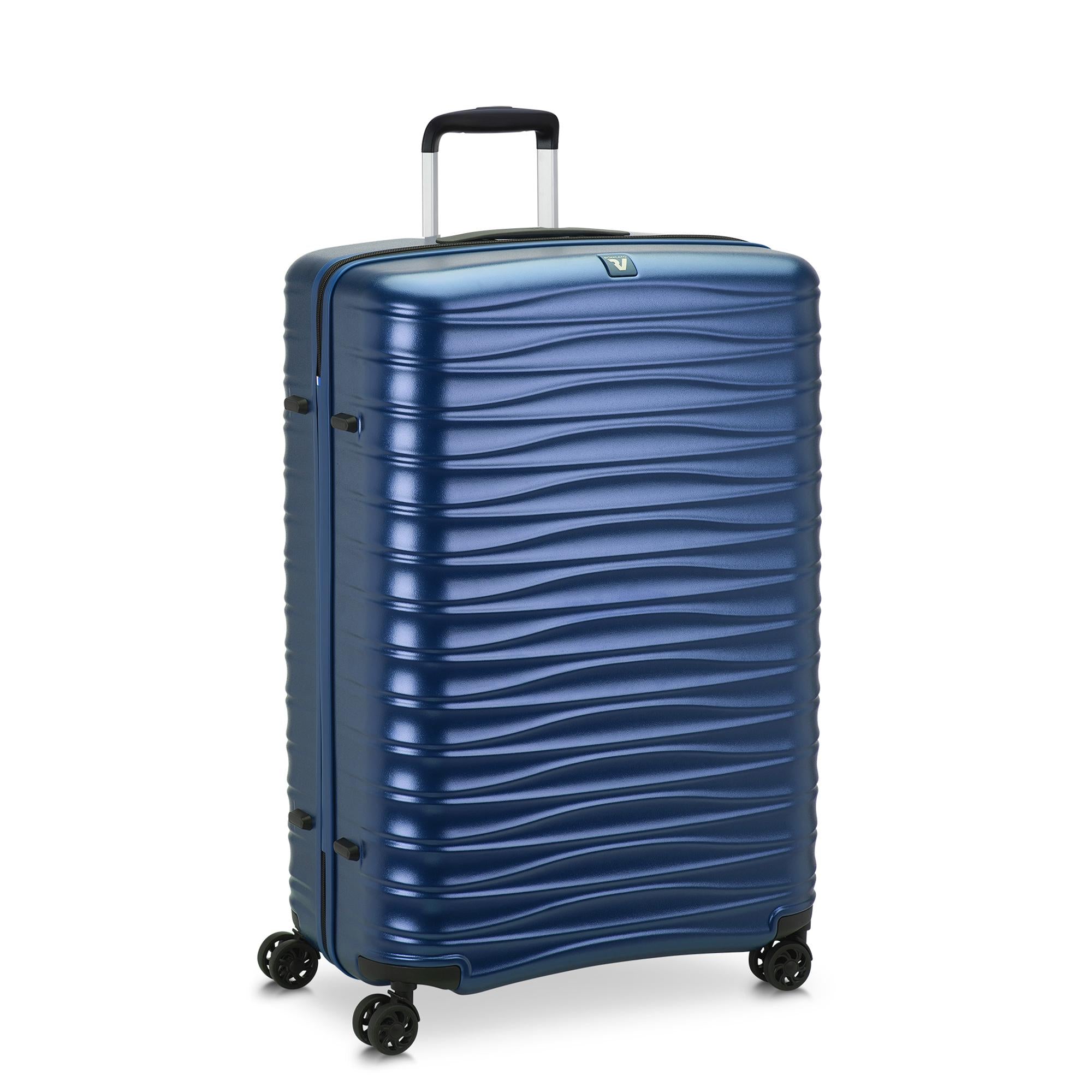 Trolley Grande 75 Cm RONCATO Wave Denim Rigido 4 Ruote