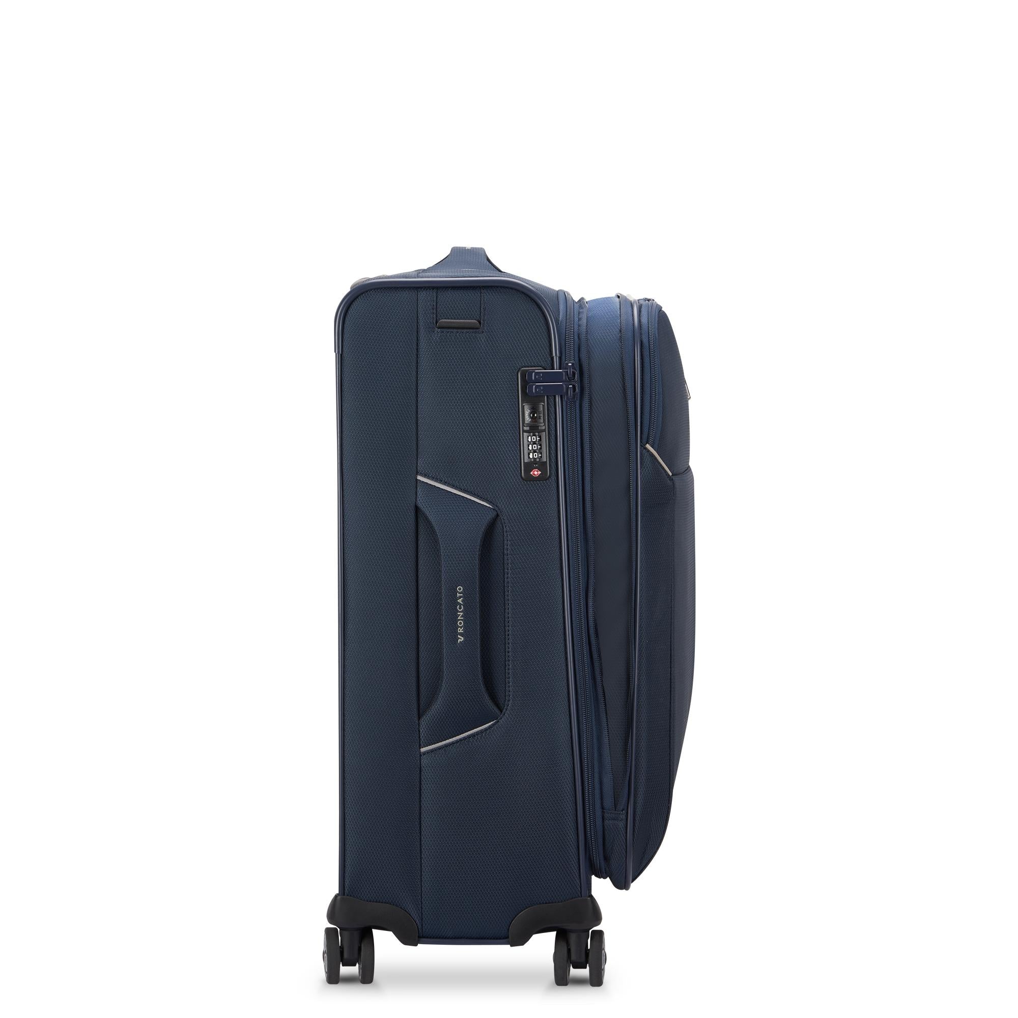 Trolley Medio 65cm RONCATO Ironik 2.0 Blu Notte 4 Ruote Espandibile