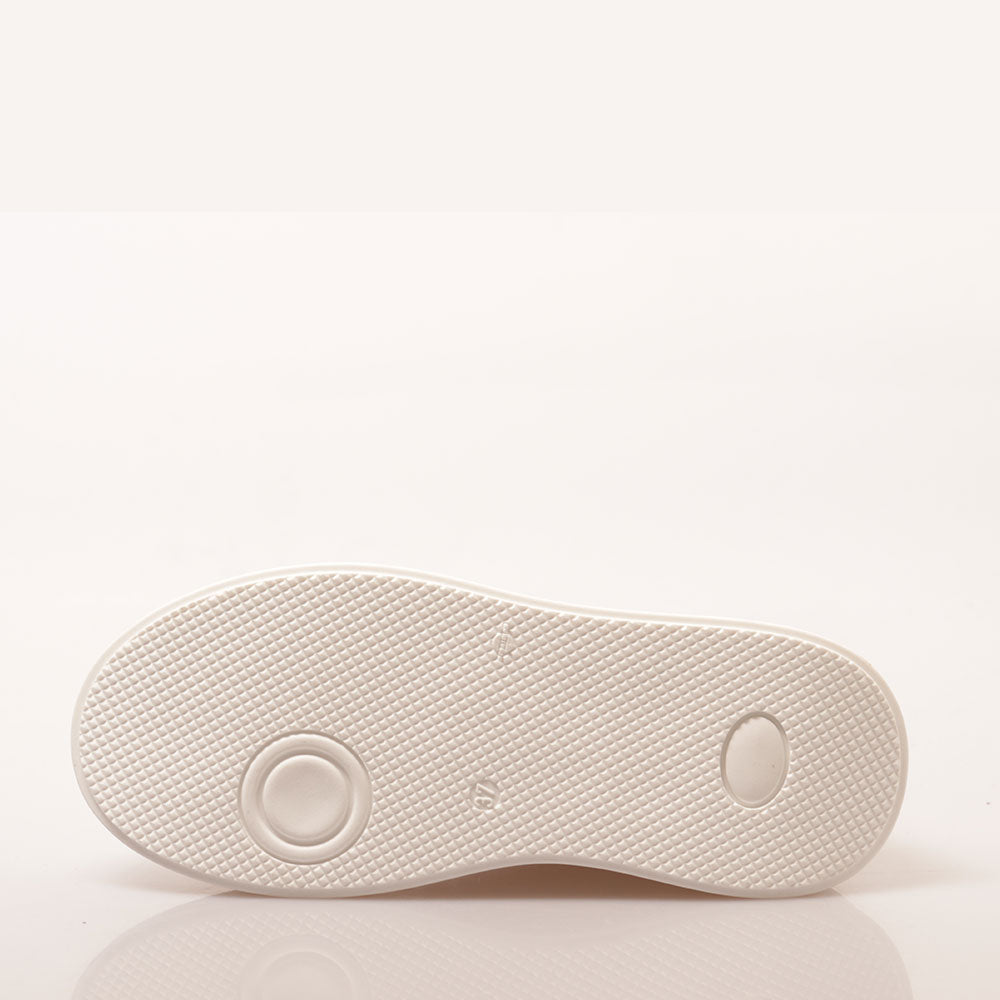 Sneakers Platform 1A Classe Alviero Martini linea Geo Mirage in Tessuto Gommato Bianco 1203