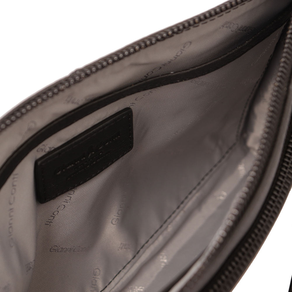 Pochette Uomo GIANNI CONTI in Pelle Nera
