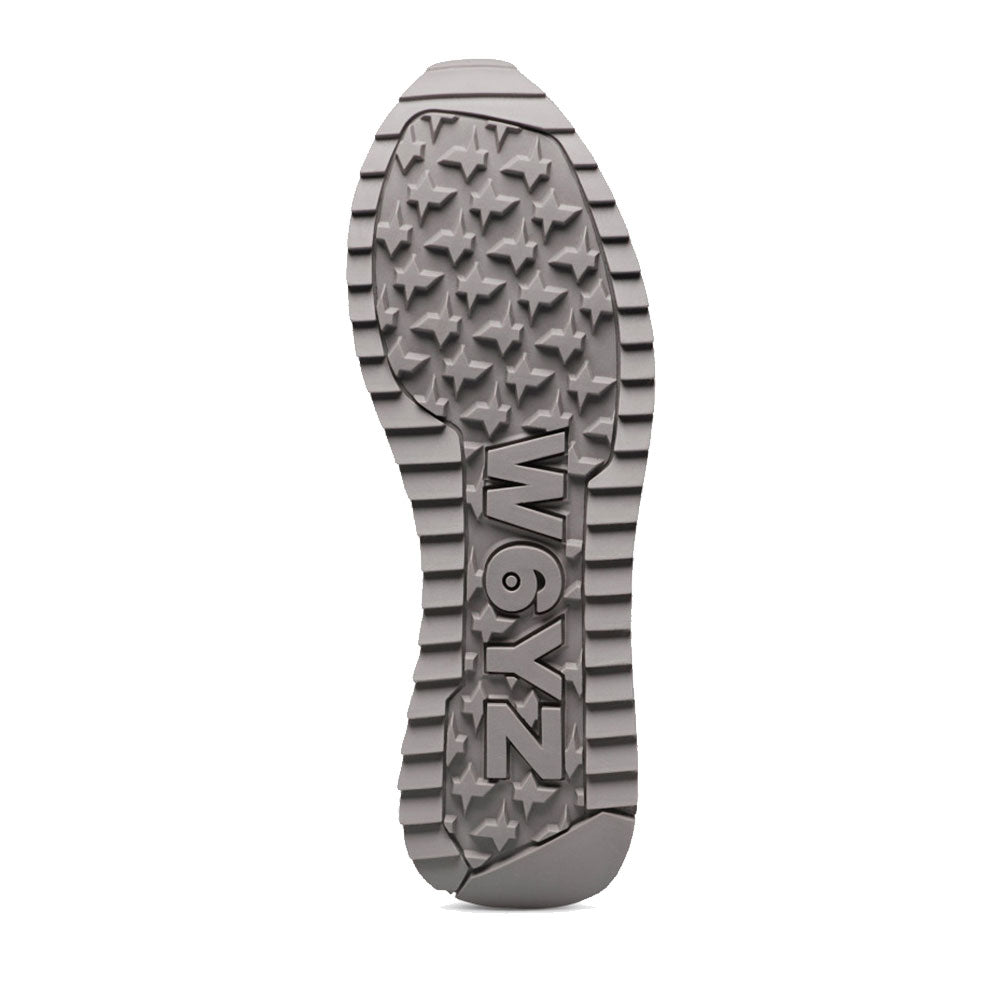 Sneakers Uomo W6YZ Jet-M. in Tessuto Tecnico e Suede colore Antracite Navy e Granata