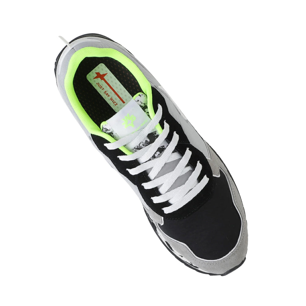Scarpe Uomo W6YZ Sneakers Jet-M. in Tessuto Tecnico e Suede colore Dark Grey Black White