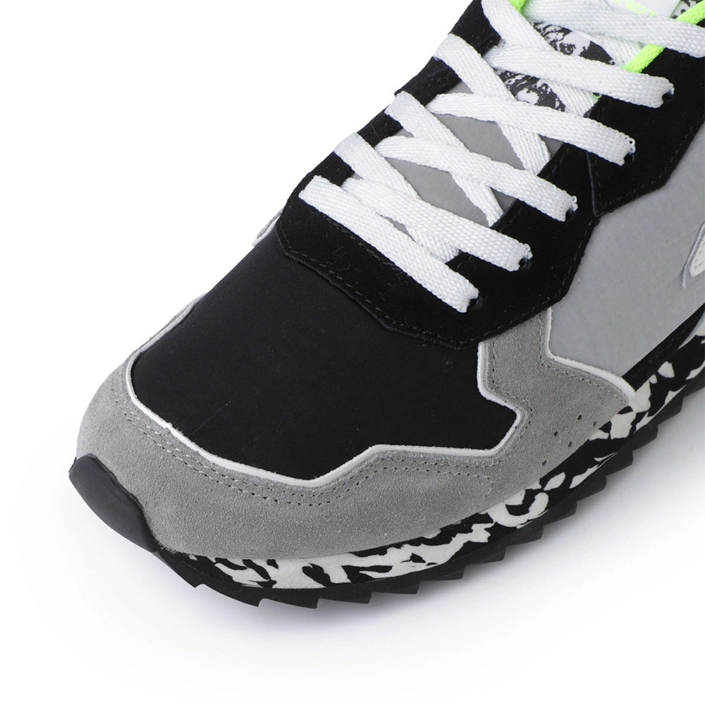Scarpe Uomo W6YZ Sneakers Jet-M. in Tessuto Tecnico e Suede colore Dark Grey Black White