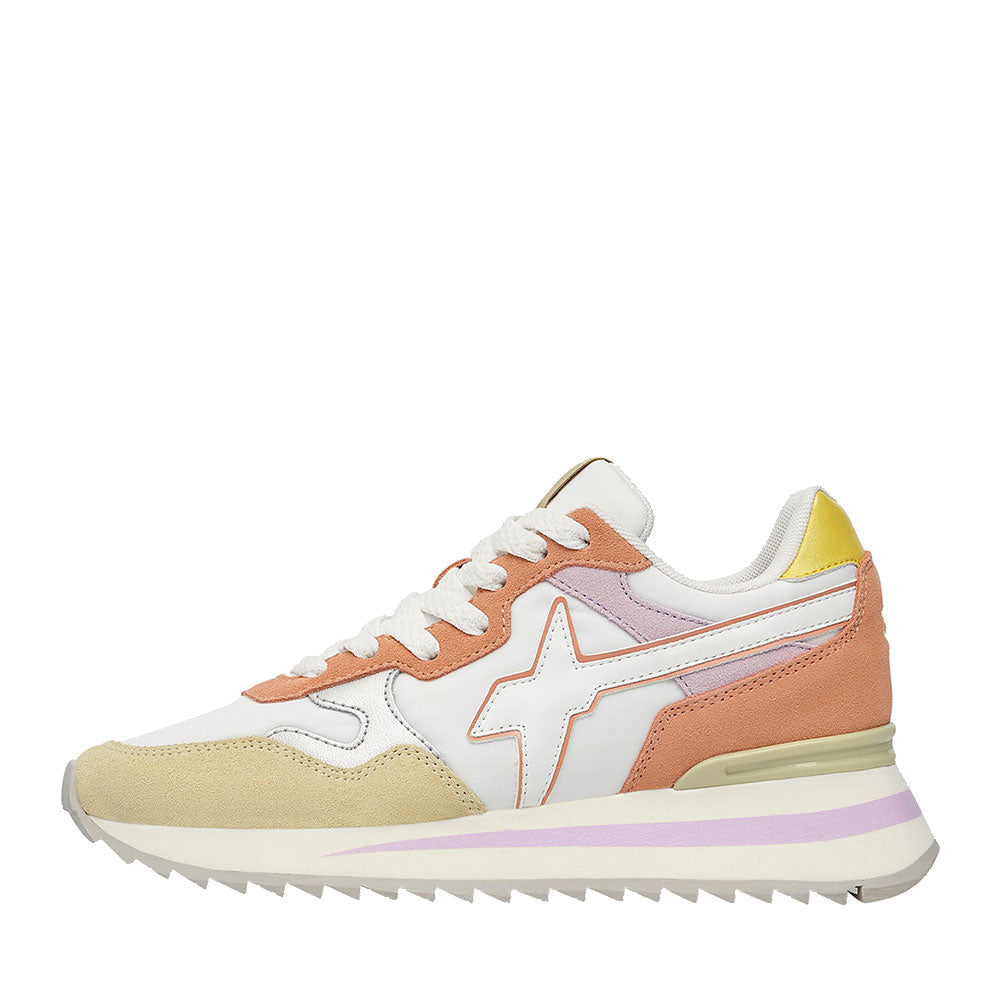 W6YZ Yak-W Sneakers
Damenschuhe aus technischem Stoff und Wildleder in der Farbe Weiß Strohflieder