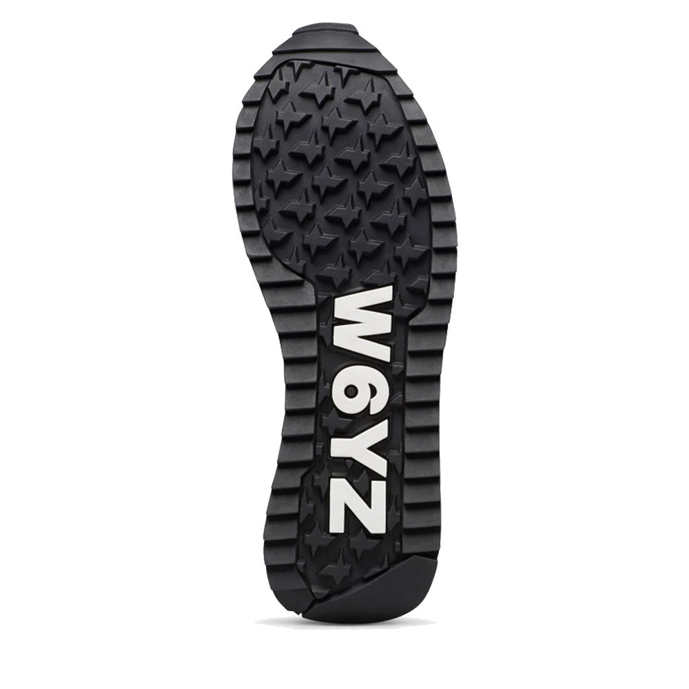 Sneakers Donna W6YZ Yak-W. in Tessuto Tecnico e Suede colore Black Platinum Bone