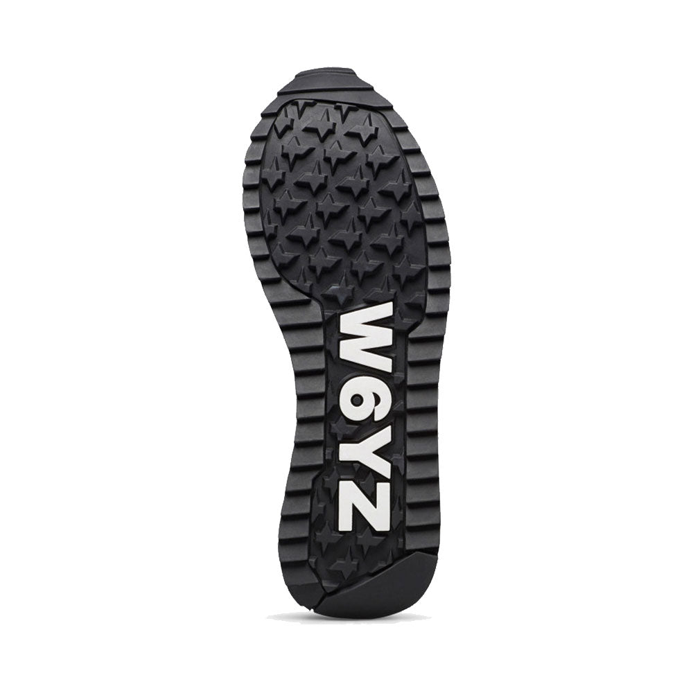 Sneakers Donna W6YZ Yak-W. in Tessuto Tecnico e Suede colore Black Black Silver