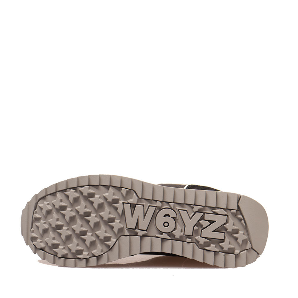 Sneakers Donna W6YZ Jet-W. in Tessuto Tecnico e Suede Black White
