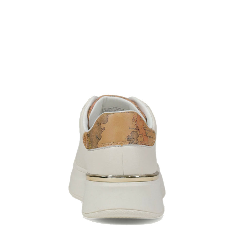 Sneakers Platform 1A Classe Alviero Martini Bianco Sporco con Maxi Logo 2137