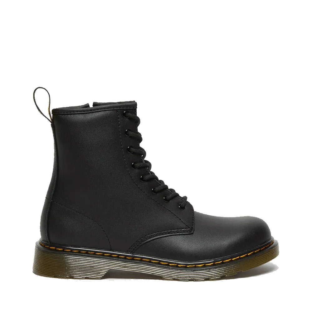 DR-Schuhe. MARTENS 1460 Y Softy T-Line-Stiefel aus schwarzem Leder