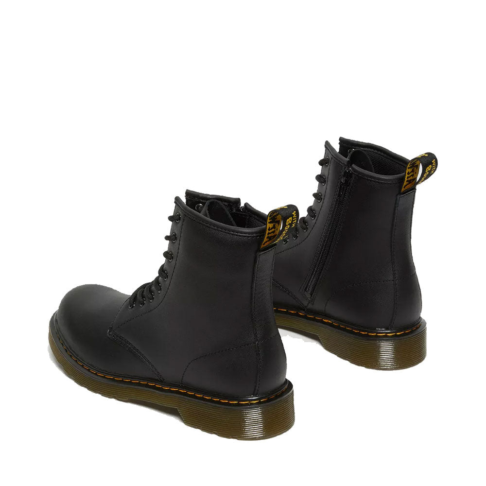 DR-Schuhe. MARTENS 1460 Y Softy T-Line-Stiefel aus schwarzem Leder