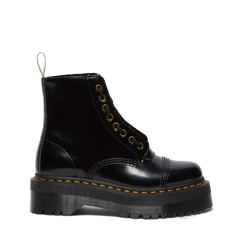 Scarpe Donna DR. MARTENS Stivali Platform linea Sinclair Vegan colore Black Oxford a sconto Cuoieriashop