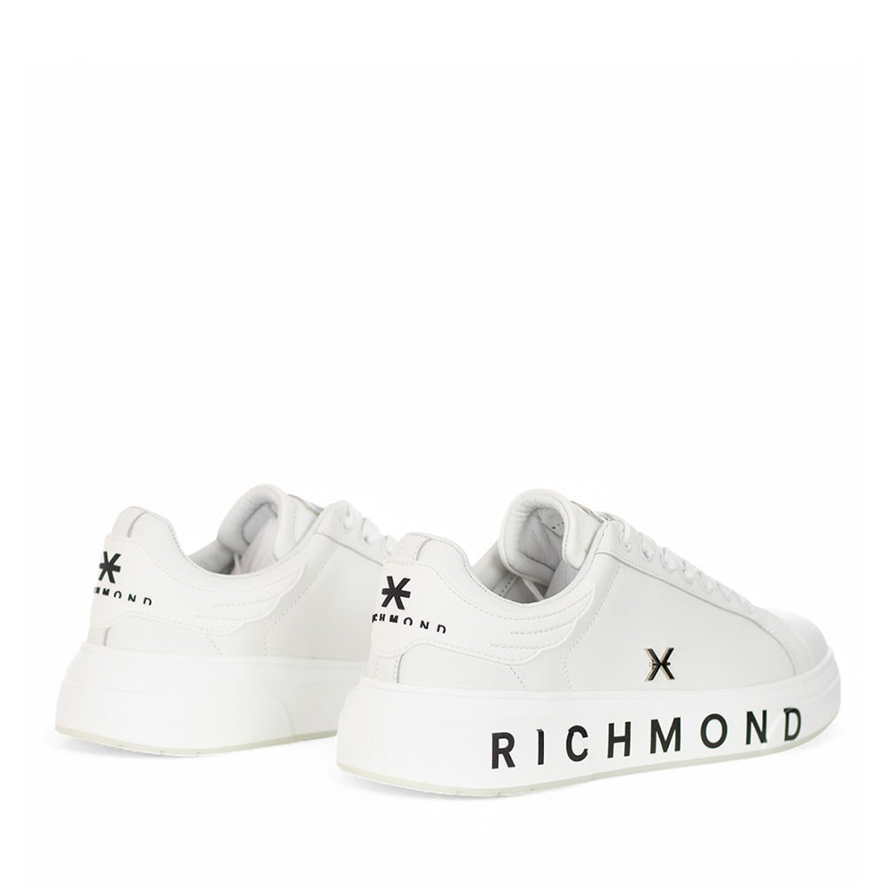 JOHN RICHMOND Damen sneakers aus weißem Leder 27204