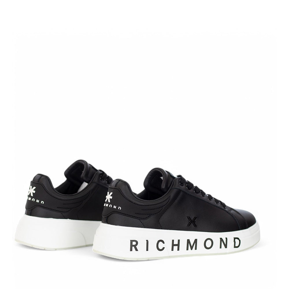 JOHN RICHMOND Damen Sneaker aus schwarzem Leder - 27204