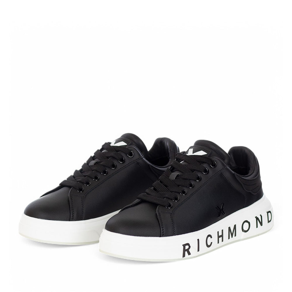 JOHN RICHMOND Damen Sneaker aus schwarzem Leder - 27204