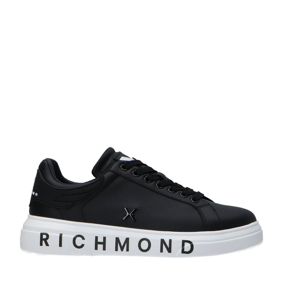Sneakers Uomo JOHN RICHMOND in Pelle Nera 27302 – Cuoieriashop