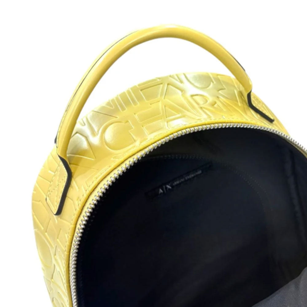 Zaino Donna ARMANI EXCHANGE Con Logo Impresso Chiuso con Zip colore Light Bamboo