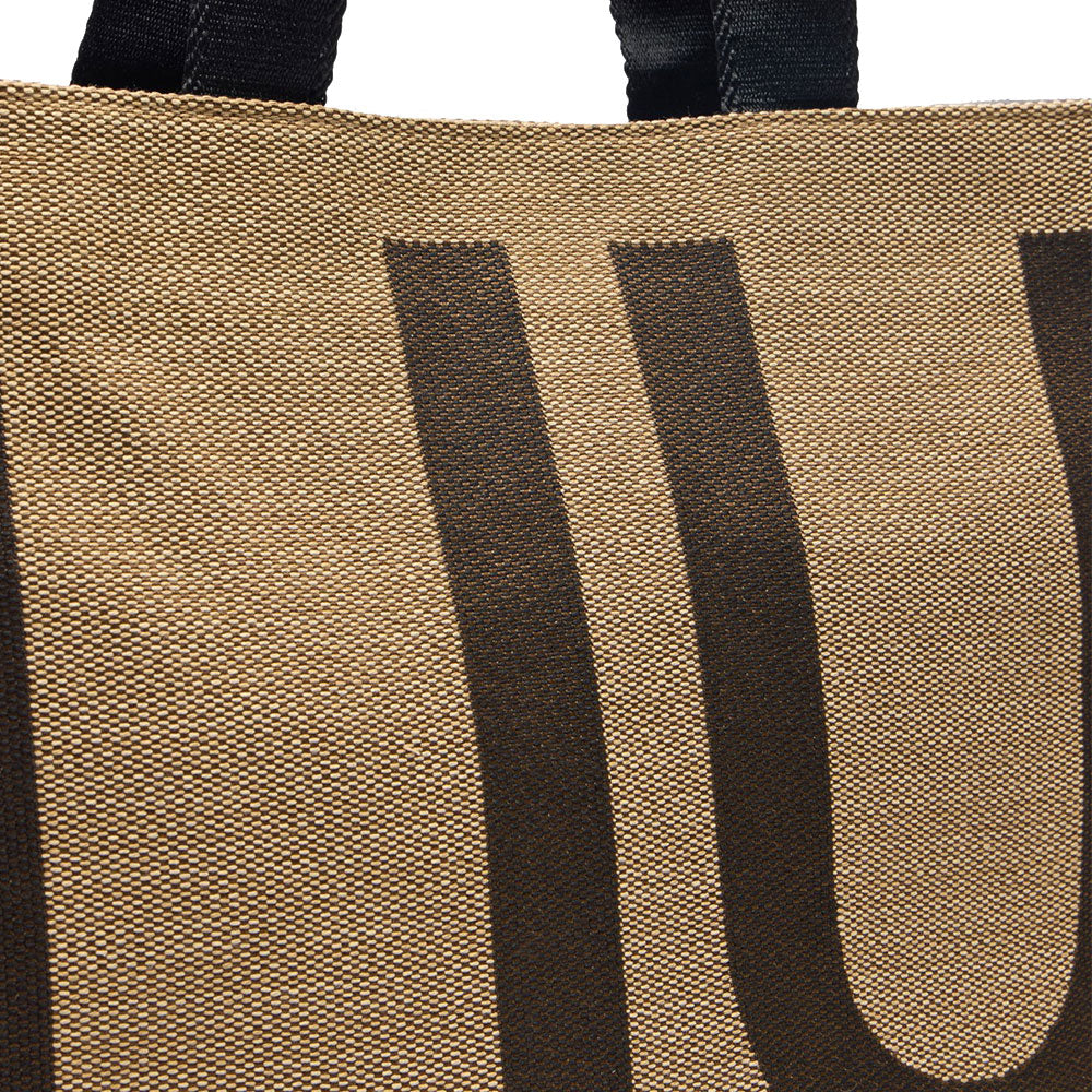 Tote Bag Large LIU JO in Tessuto Jaquard Animalier con Maxi Logo