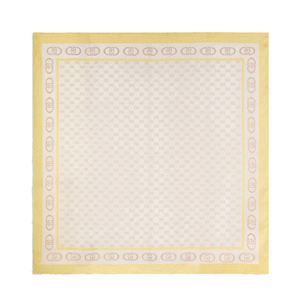 LIU JO
Damen Schal 120x120cm in der Farbe Better Gelb mit Logo