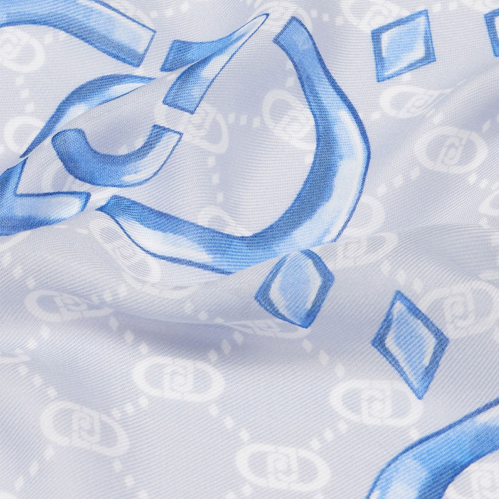 LIU JO
Damen Stola 90x180cm in Hellblau Modal mit Logo
