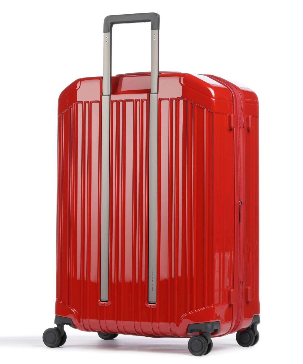 Trolley medio 69cm PIQUADRO Espandibile Rigido 4 Ruote Rosso BV6393PQL