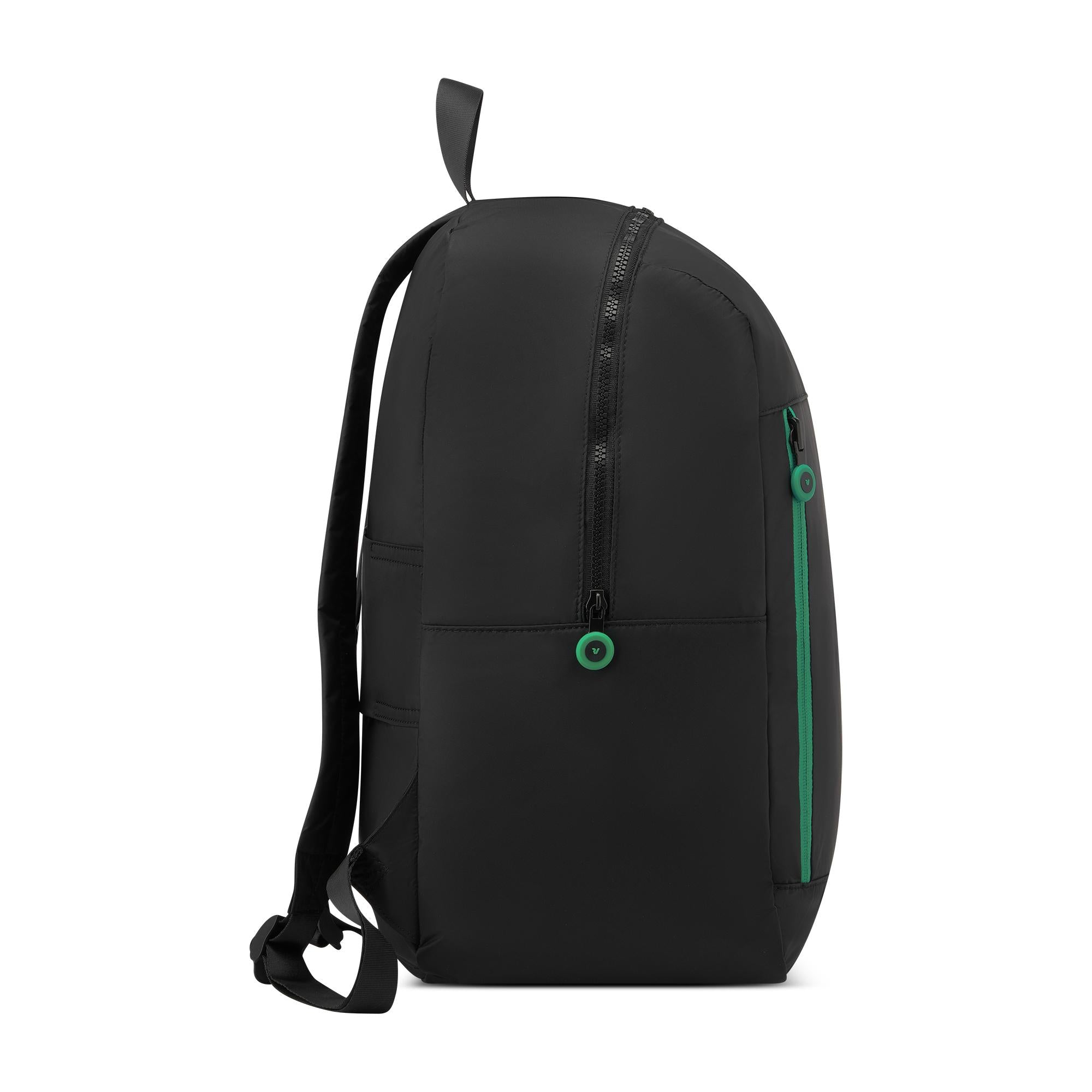 Zaino Pieghevole da Viaggio Easyjet RONCATO Compact Nero e Verde Brillante 45x36x20 cm