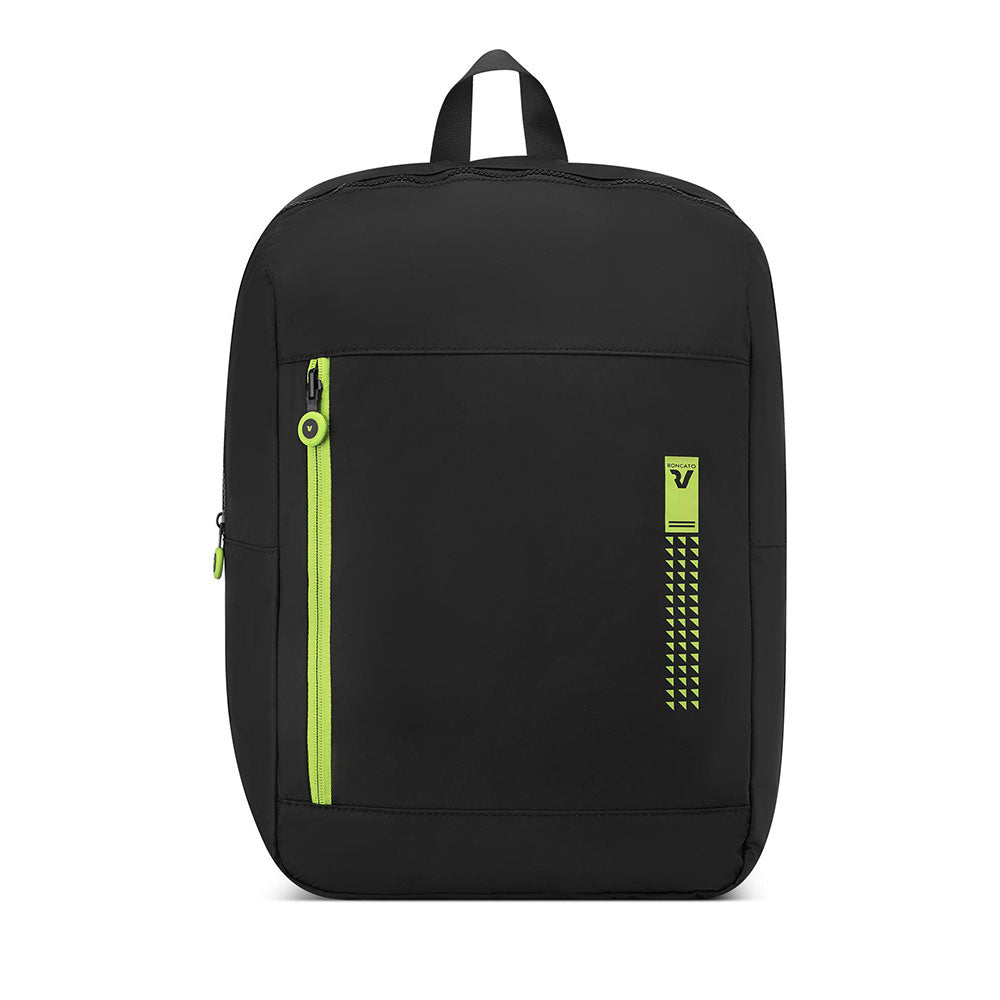 Easyjet RONCATO Kompakter, faltbarer Reiserucksack, Schwarz und Cyber –  Cuoieriashop