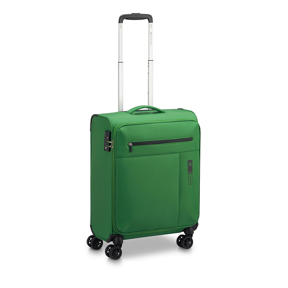 Trolley Cabina Semirigido 4 Ruote RONCATO Linea Lite Soft colore Verde Brillante
