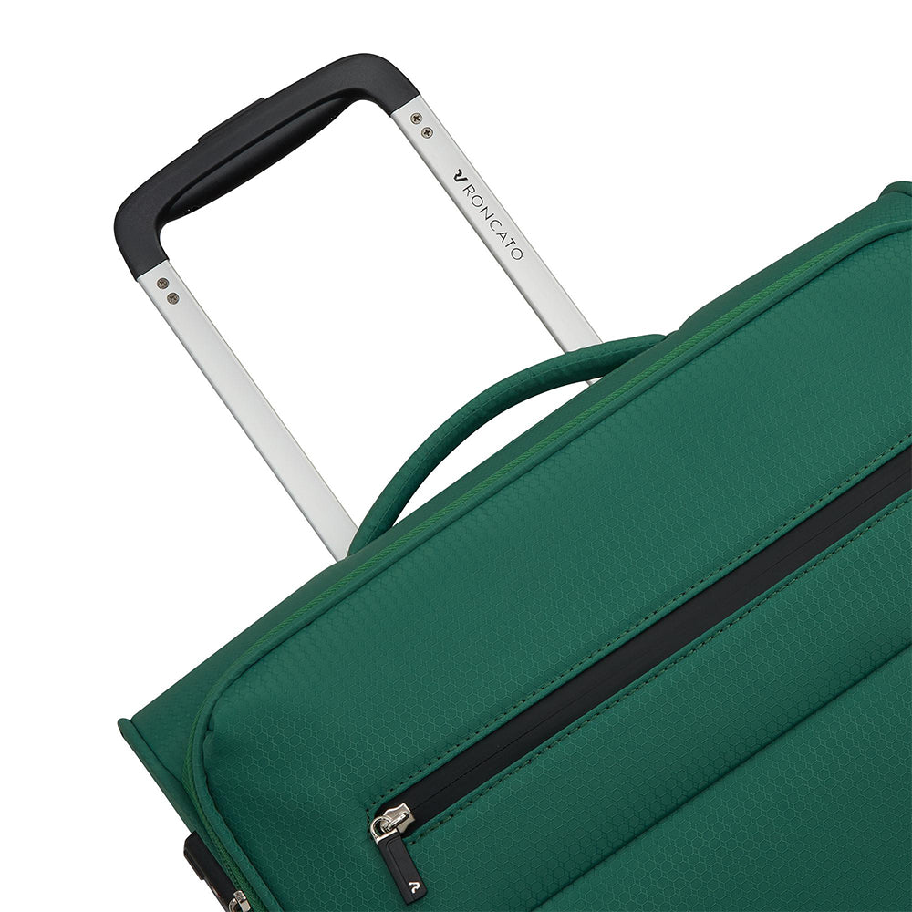 Trolley Cabina Semirigido 4 Ruote RONCATO Linea Lite Soft colore Verde Brillante