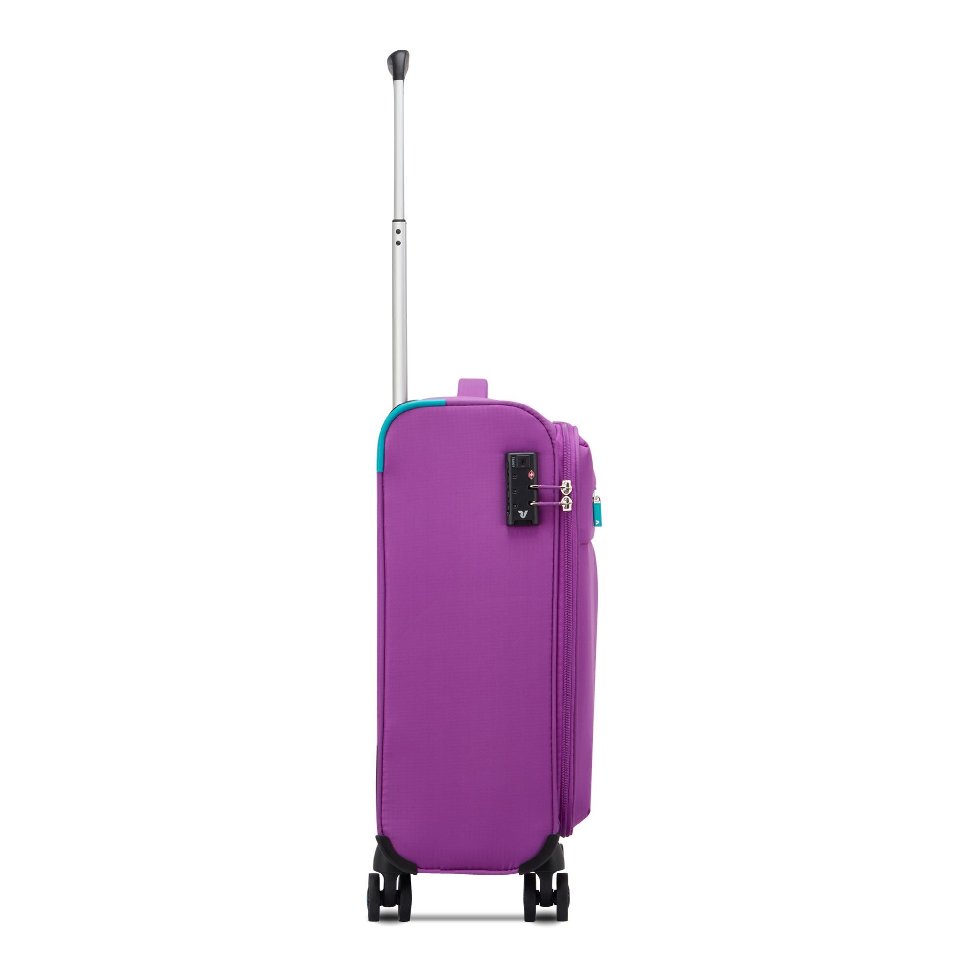 Trolley Cabina Semirigido 4 Ruote RONCATO Linea Lite Soft colore Viola Orchidea