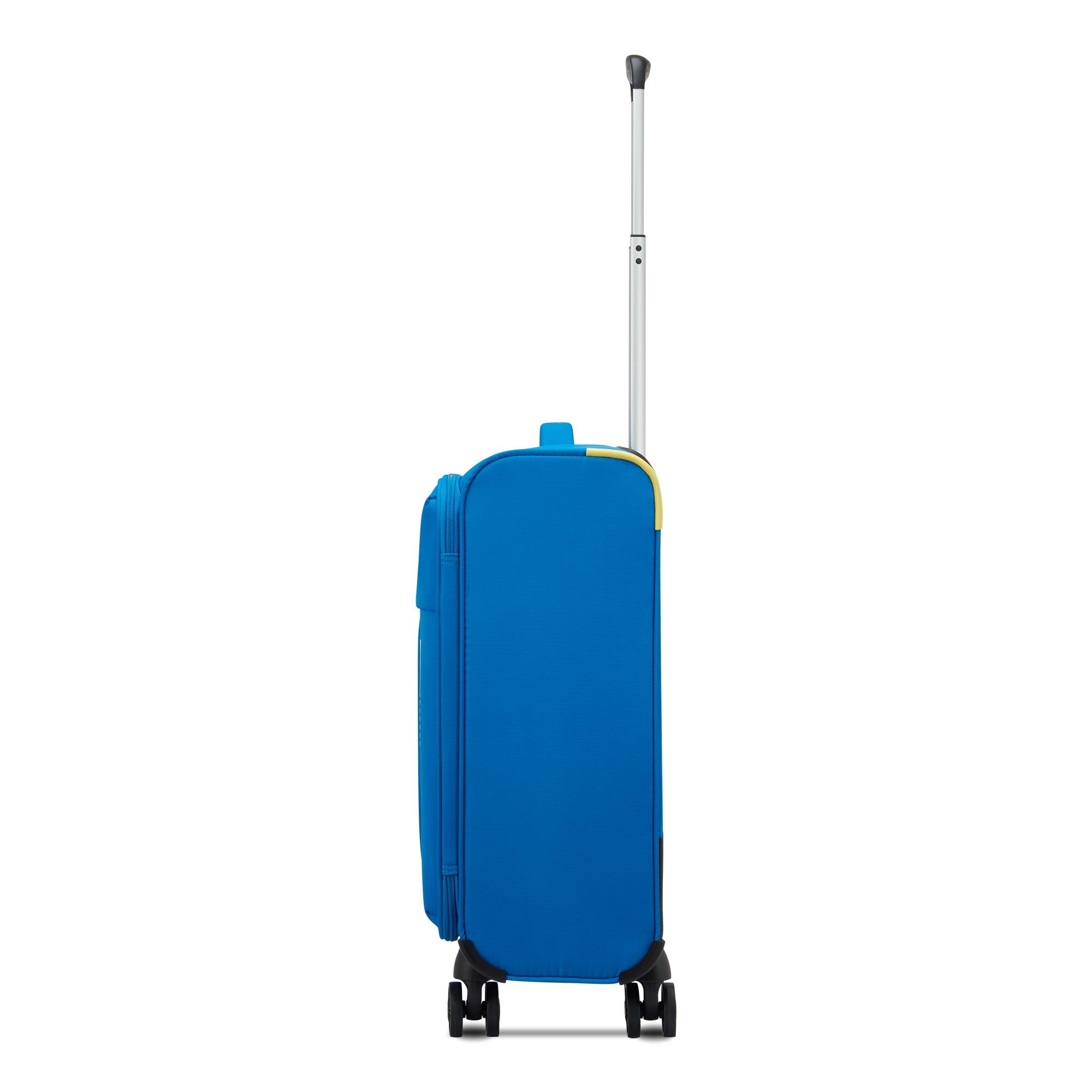 Trolley Cabina Semirigido 4 Ruote RONCATO Linea Lite Soft colore Blu Cobalto