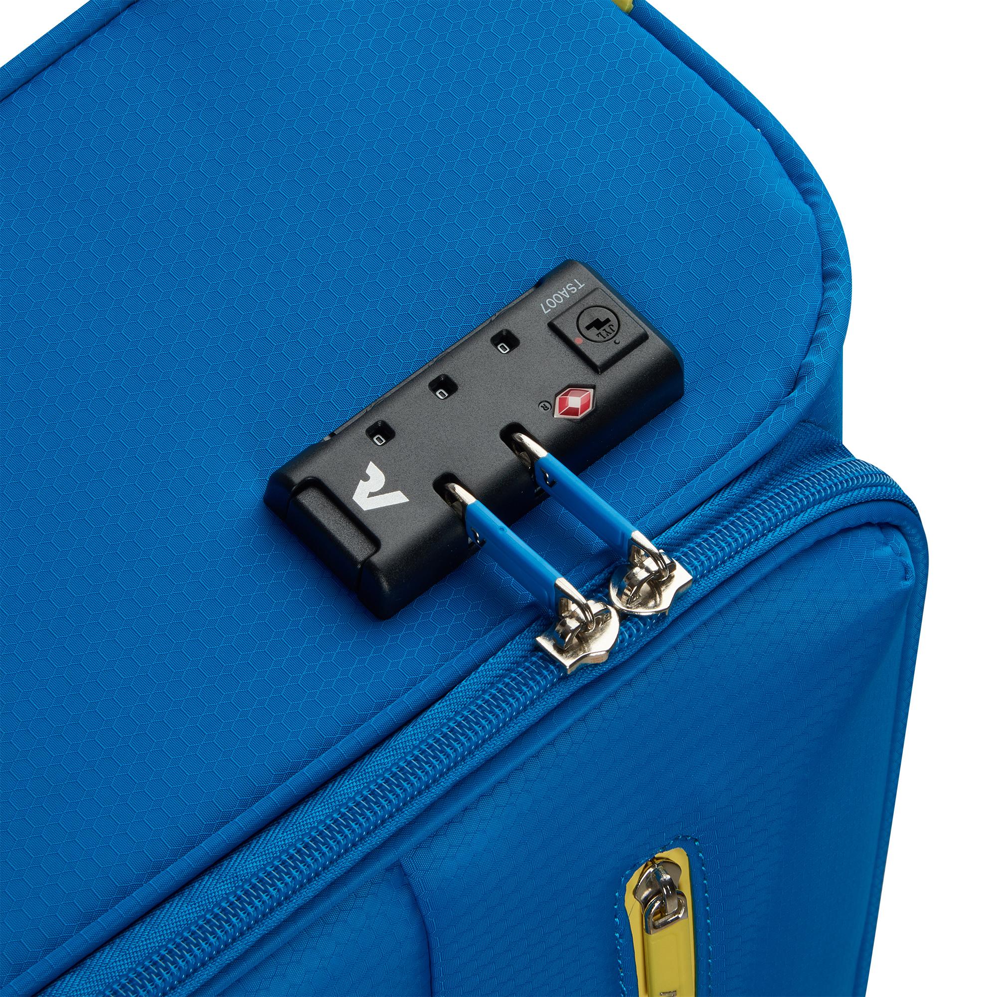 Trolley Cabina Semirigido 4 Ruote RONCATO Linea Lite Soft colore Blu Cobalto