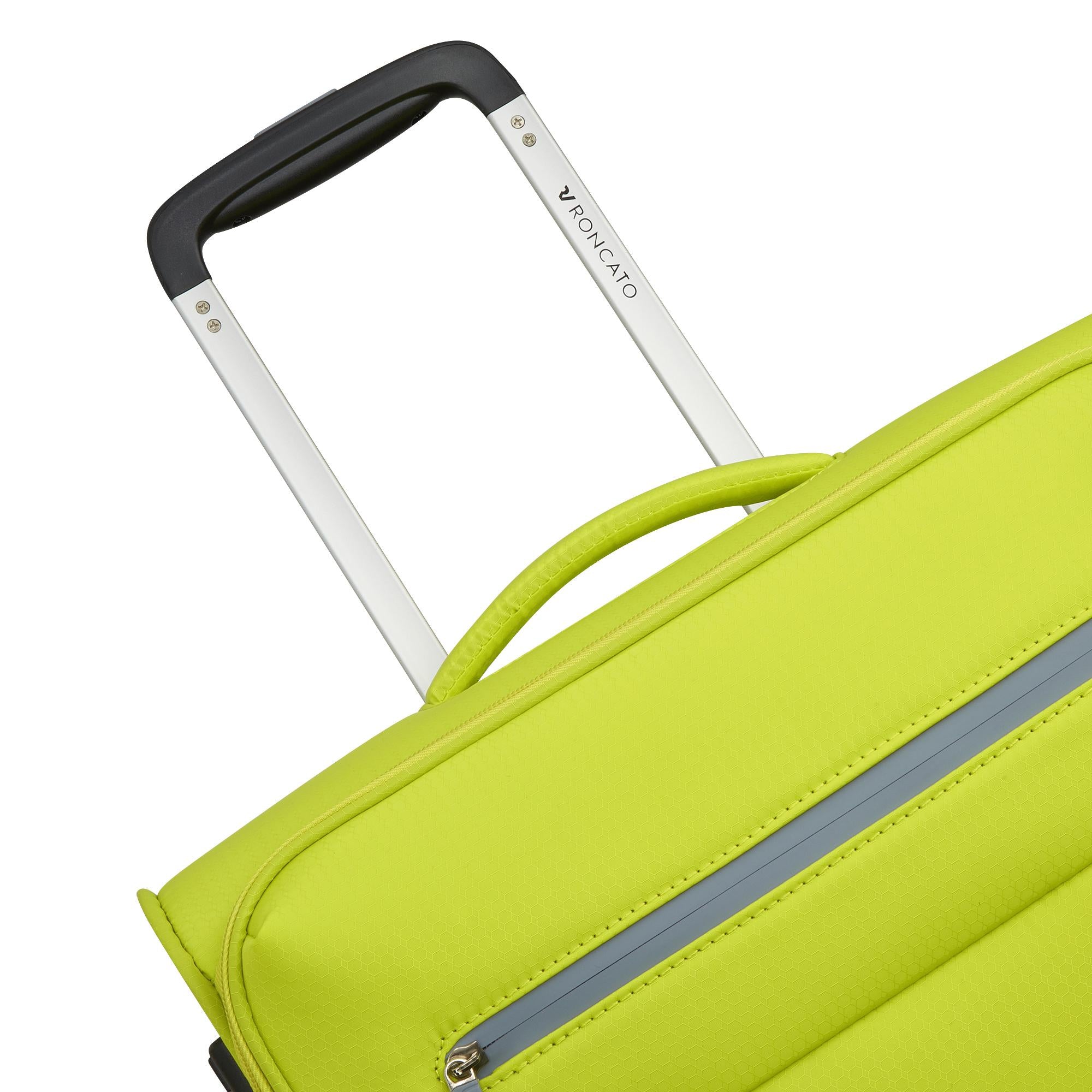 Trolley Cabina Semirigido 4 Ruote RONCATO Linea Lite Soft colore Cyber Lime