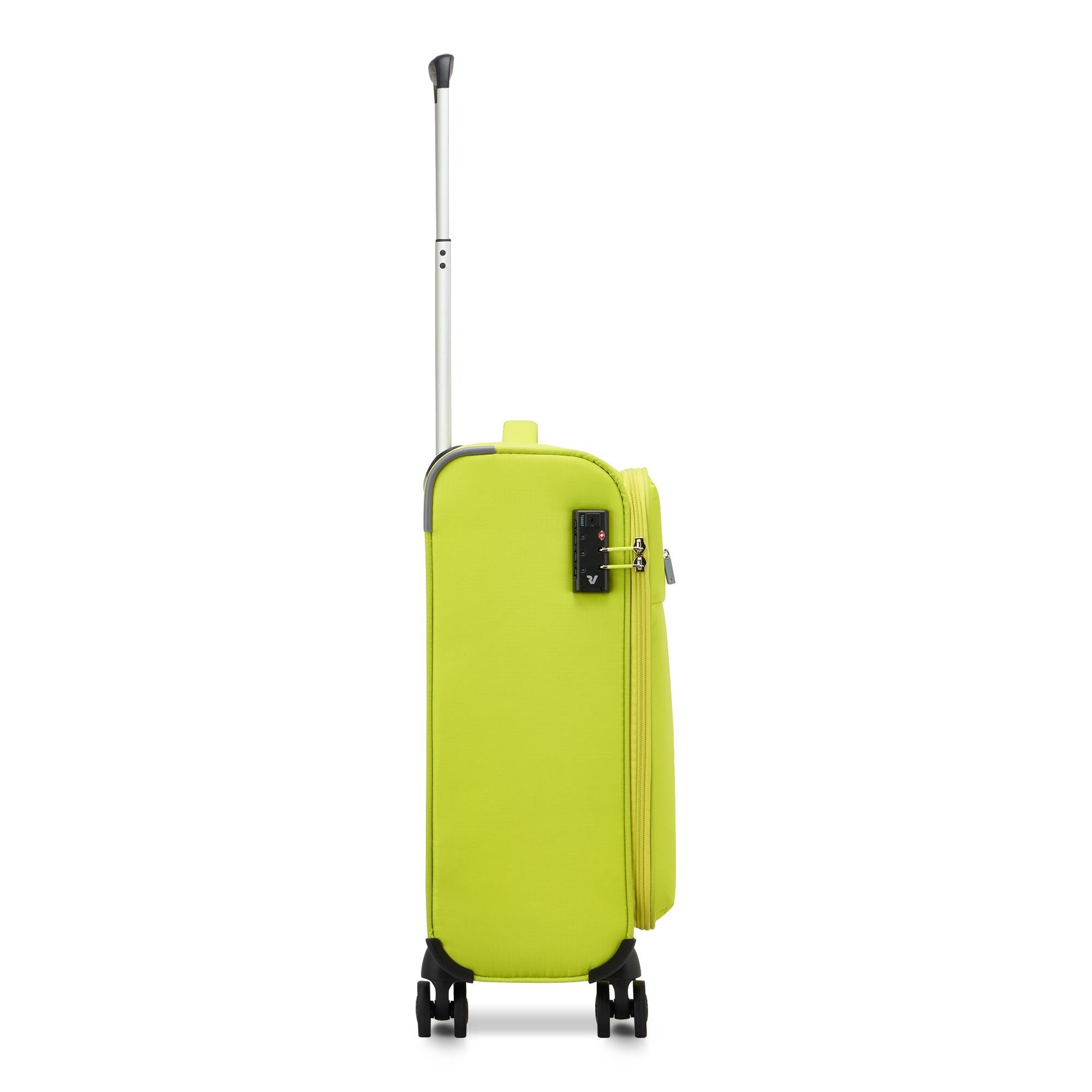 Trolley Cabina Semirigido 4 Ruote RONCATO Linea Lite Soft colore Cyber Lime