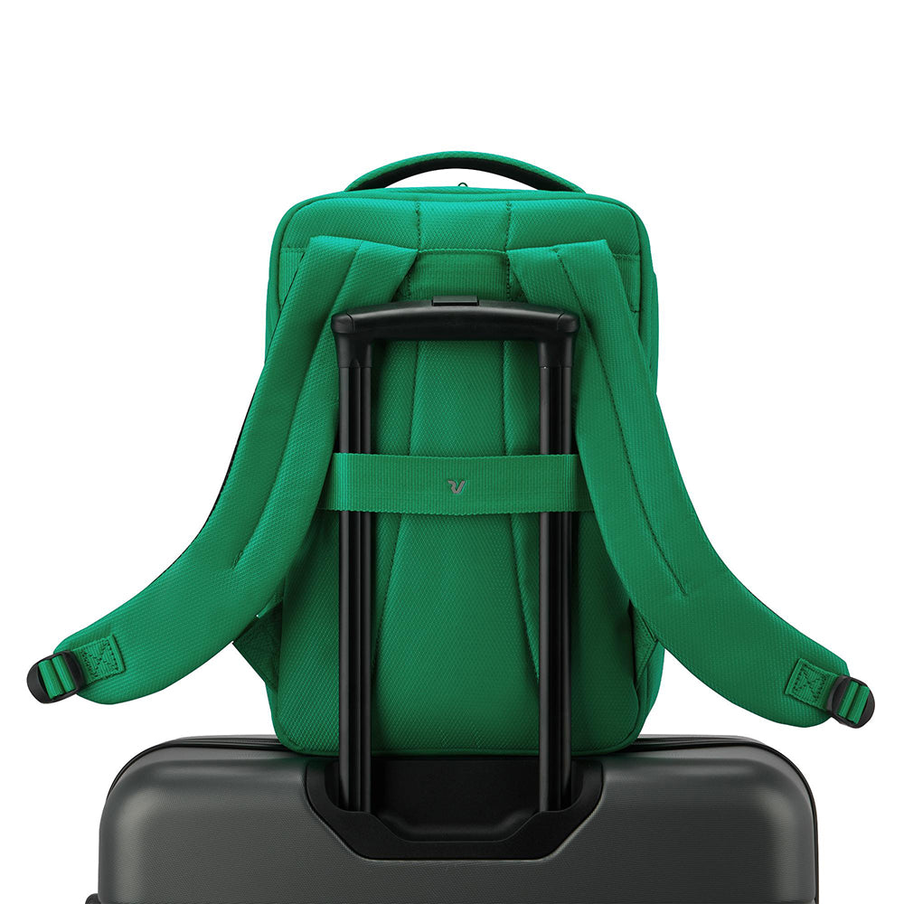 Zaino da Viaggio Ryanair RONCATO Ironik 2.0 Verde Brillante 40x25x15-20 cm