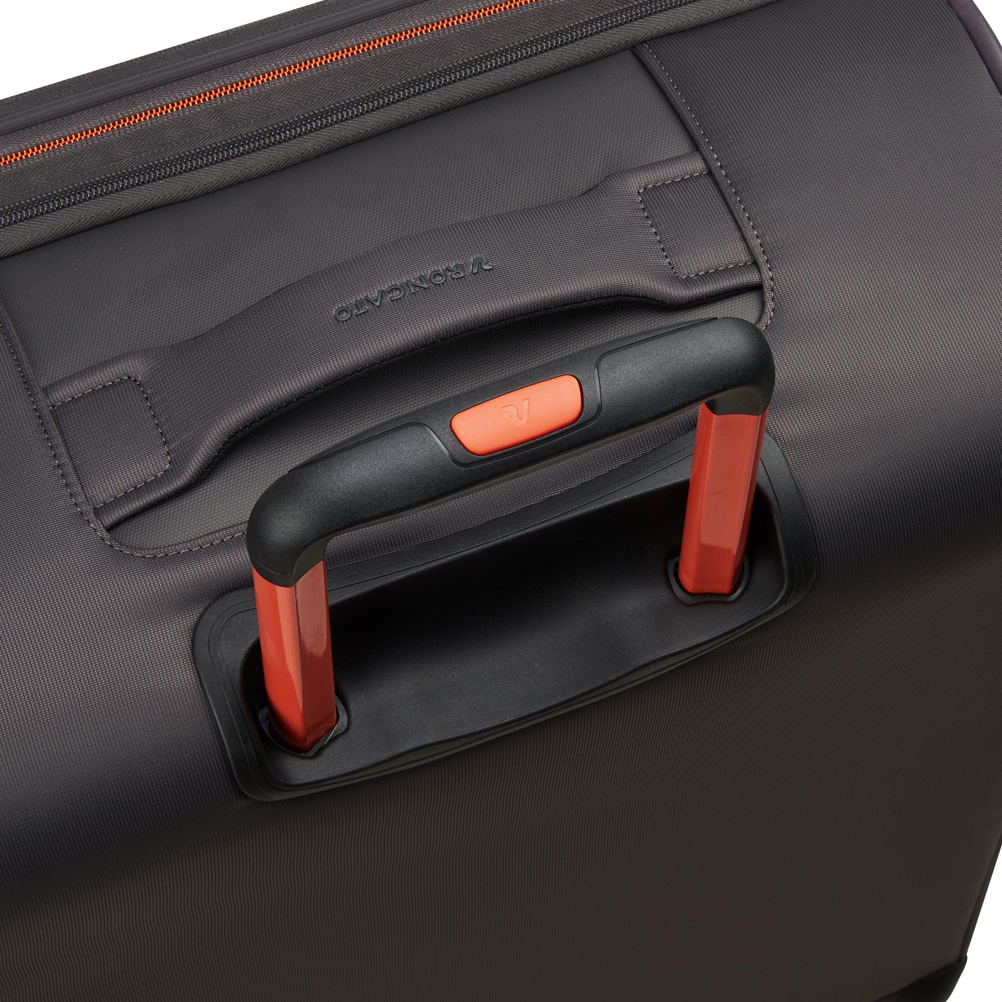 Halbstarrer erweiterbarer Kabinentrolley 4 Räder RONCATO Move Line Graphitfarbe