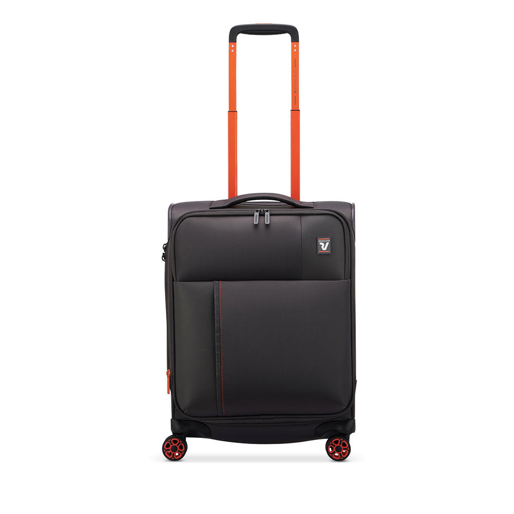 Halbstarrer erweiterbarer Kabinentrolley 4 Räder RONCATO Move Line Graphitfarbe