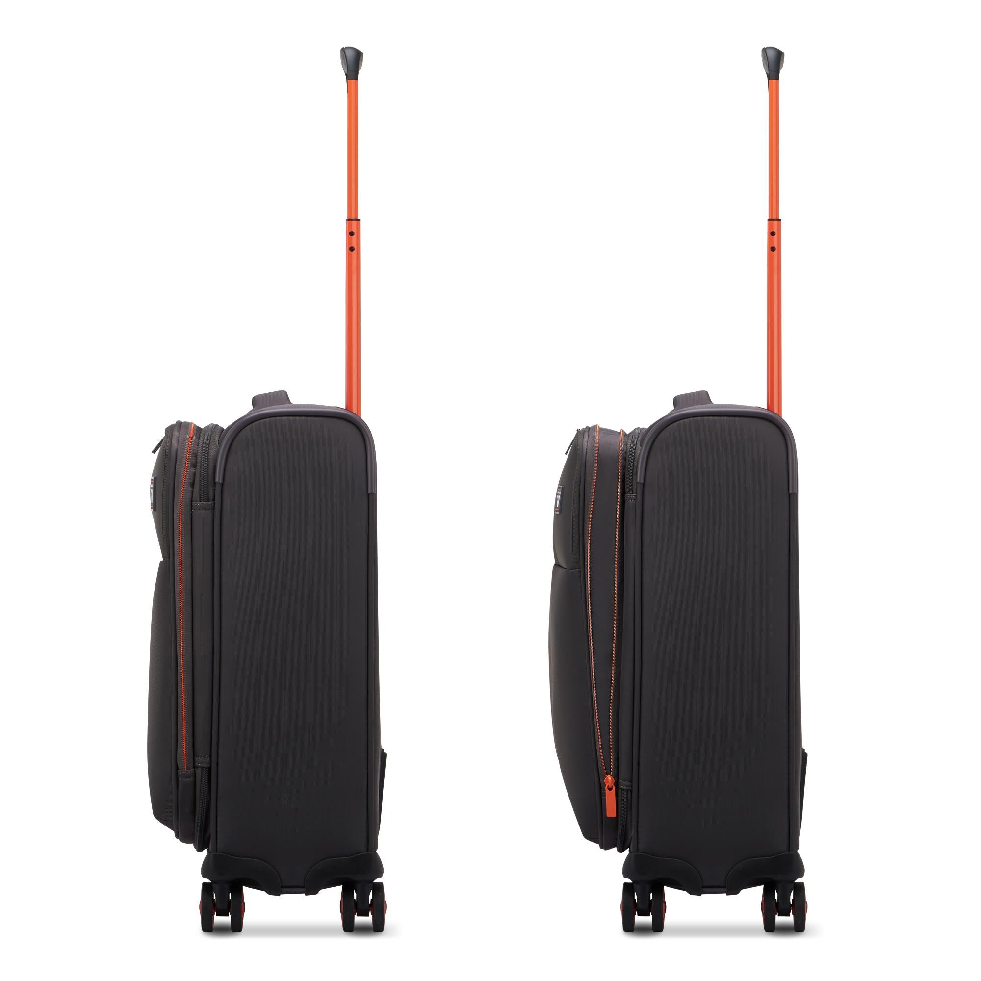 Halbstarrer erweiterbarer Kabinentrolley 4 Räder RONCATO Move Line Graphitfarbe