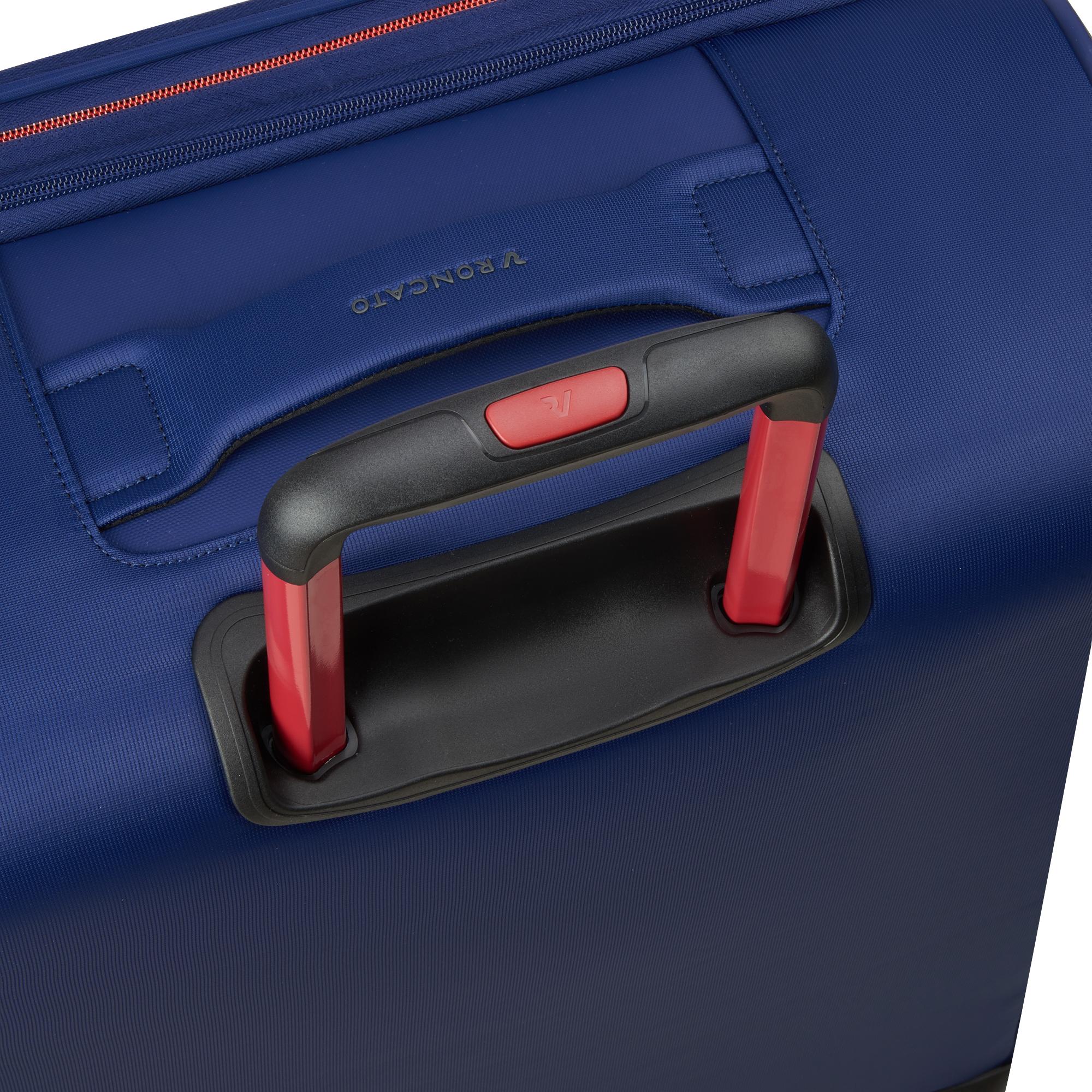Trolley Cabina Semirigido Espandibile 4 Ruote RONCATO Linea Move colore Blu Oltremare