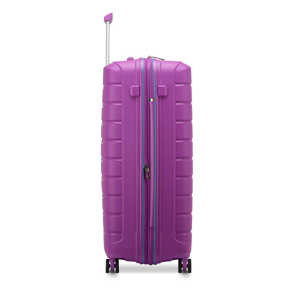 Großer erweiterbarer Hartschalentrolley mit 4 Rädern RONCATO B-Flying Line Orchideenviolett