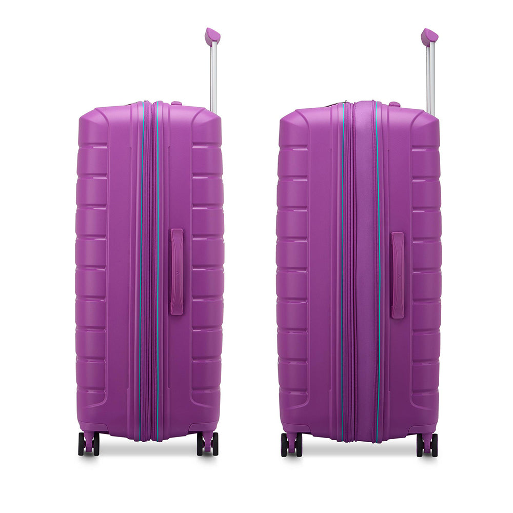 Großer erweiterbarer Hartschalentrolley mit 4 Rädern RONCATO B-Flying Line Orchideenviolett