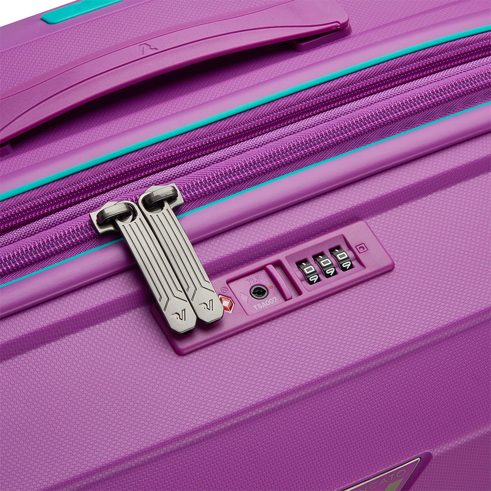 Großer erweiterbarer Hartschalentrolley mit 4 Rädern RONCATO B-Flying Line Orchideenviolett