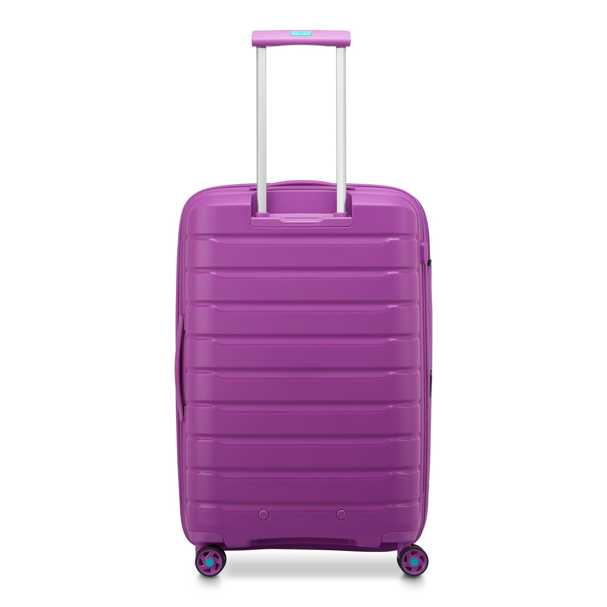 Mittelgroßer erweiterbarer Hartschalentrolley mit 4 Rädern RONCATO B-Flying Line Orchideenviolett