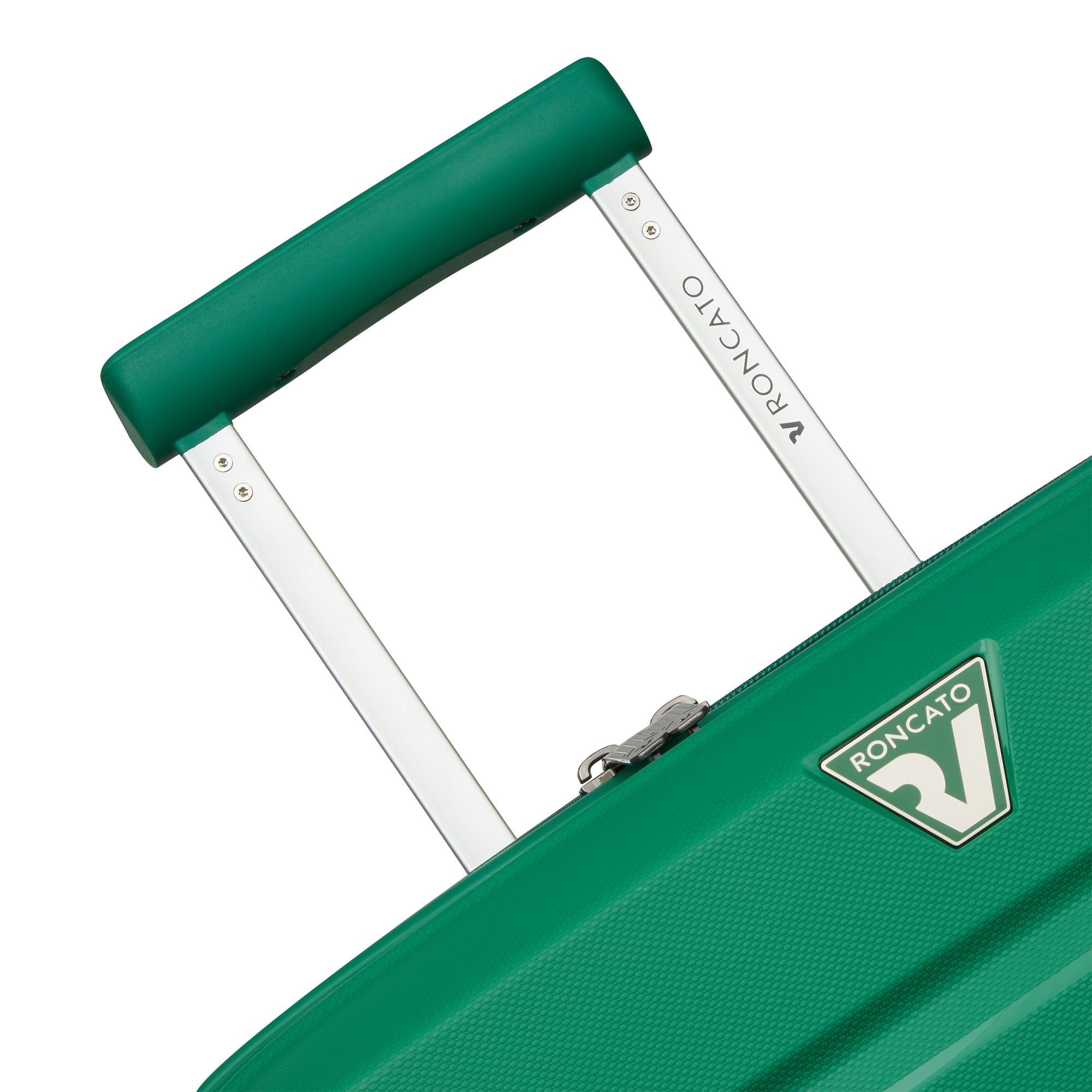 Trolley Cabina Espandibile Rigido 4 Ruote RONCATO Linea B-Flying colore Verde Brillante