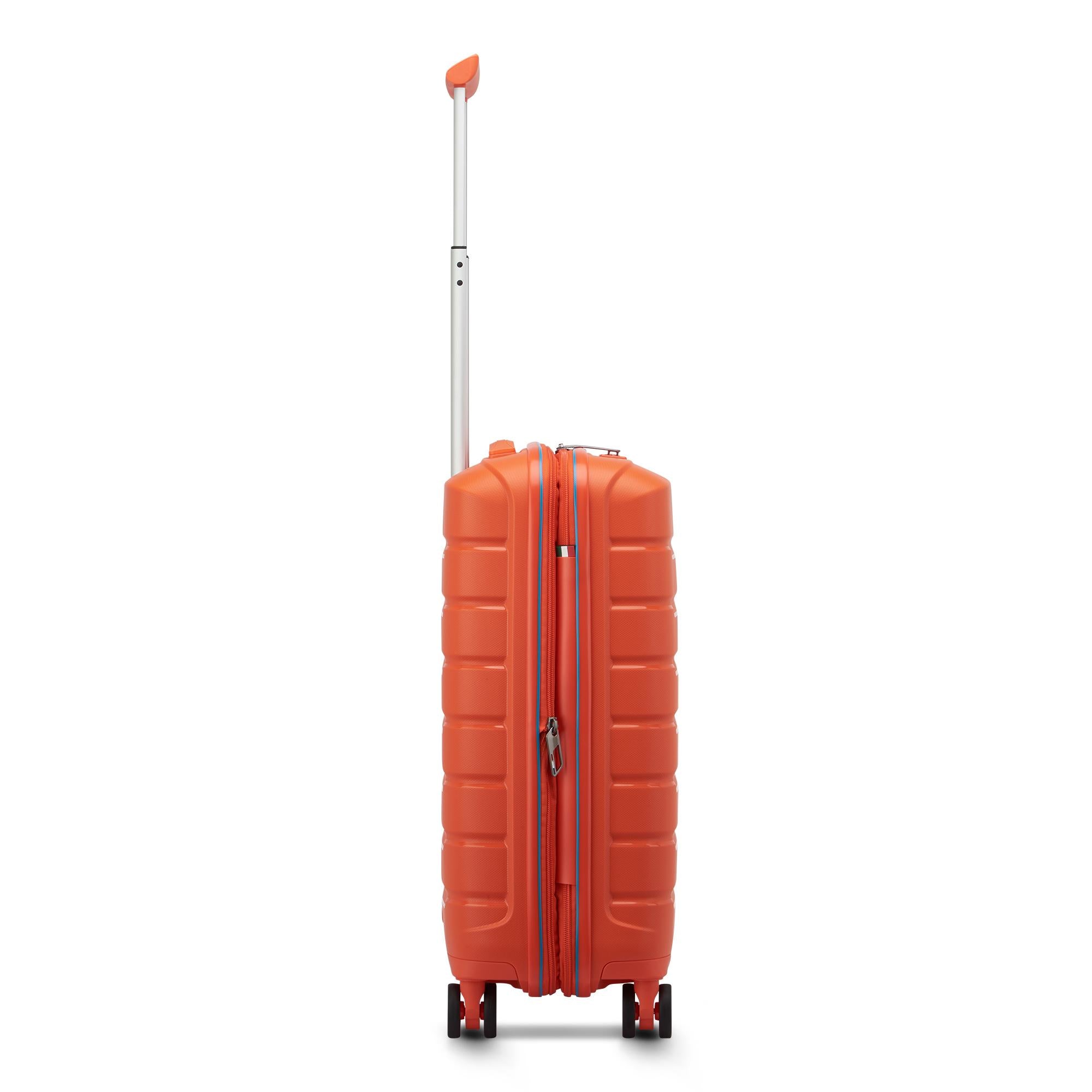 Trolley Cabina Espandibile Rigido 4 Ruote RONCATO Linea B-Flying colore Arancio Brillante