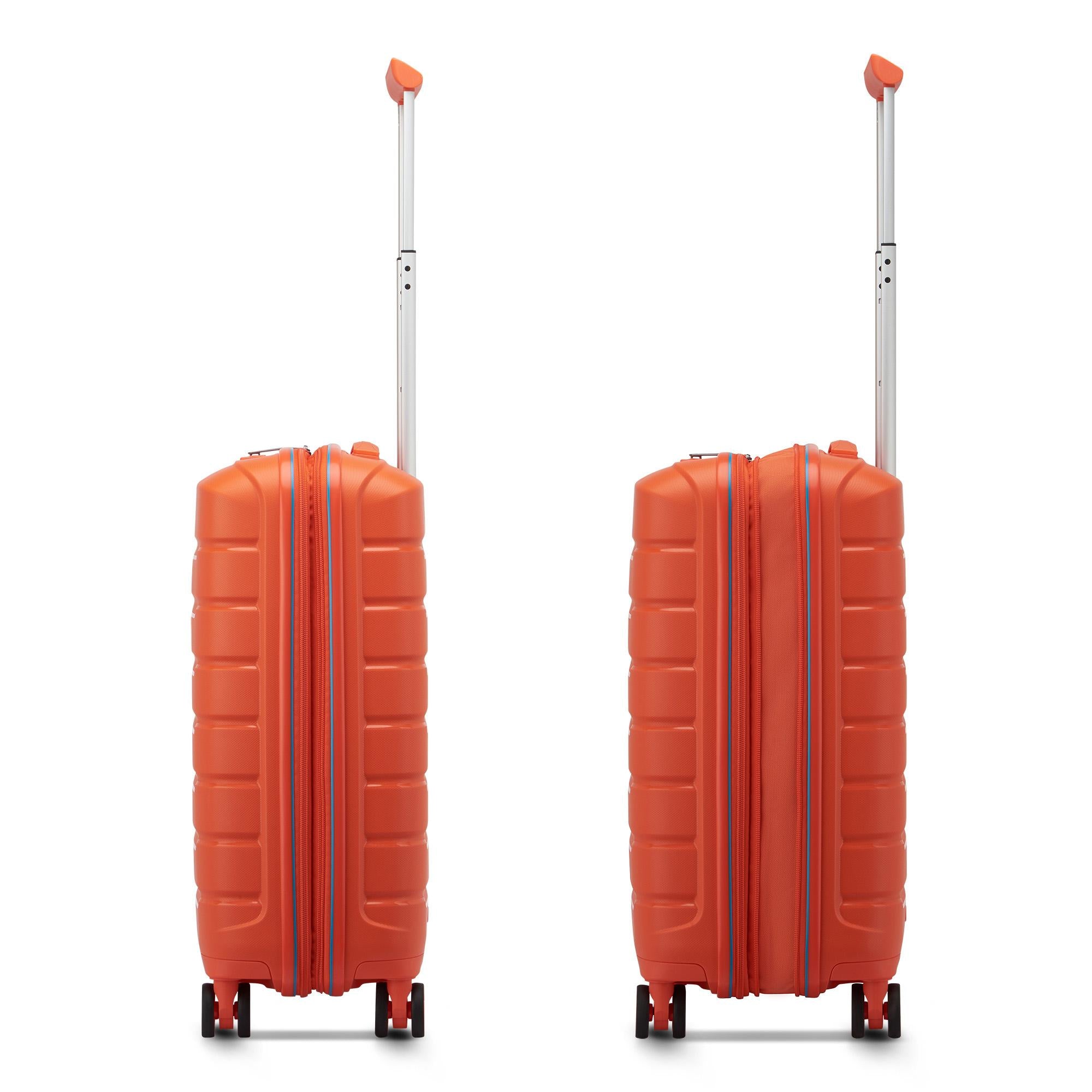 Trolley Cabina Espandibile Rigido 4 Ruote RONCATO Linea B-Flying colore Arancio Brillante